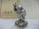 A God Of Wealth Of The Silver.  One Of Japanese Seven Lucky Gods. Other Antique Sterling Silver photo 5