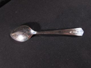 Antique Hallmarked Sterling Silver Spoons,  Sheffield 1945,  In Case photo