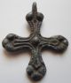 Viking Period Bronze Cross Scandinavian 1000 Ad,  Vf, Viking photo 2