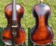 Fine Antique Violin Labelled Christian Donat Hopff.  Mellow & Mature Tone String photo 1