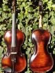 Fine Antique Violin Labelled Christian Donat Hopff.  Mellow & Mature Tone String photo 6
