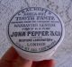 Antique,  Ceramic,  C 1900 Pepper & Co.  Chemists Jar Pot Lid.  Incl Flipside Transfer Bottles & Jars photo 4