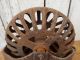 Antique Cast Iron Single Wheel Hog Oiler Old Primitive Vintage Farm Tool Primitives photo 6
