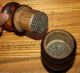 Antique Country Primitive Wooden Nutmeg Grinder,  Old Treen Pepper & Spice Mill Primitives photo 3