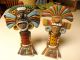 2 Antique South American Clay Flute Ocarina Whistle Mayan Aztec Inca Folk Art Other Antique Ceramics photo 8