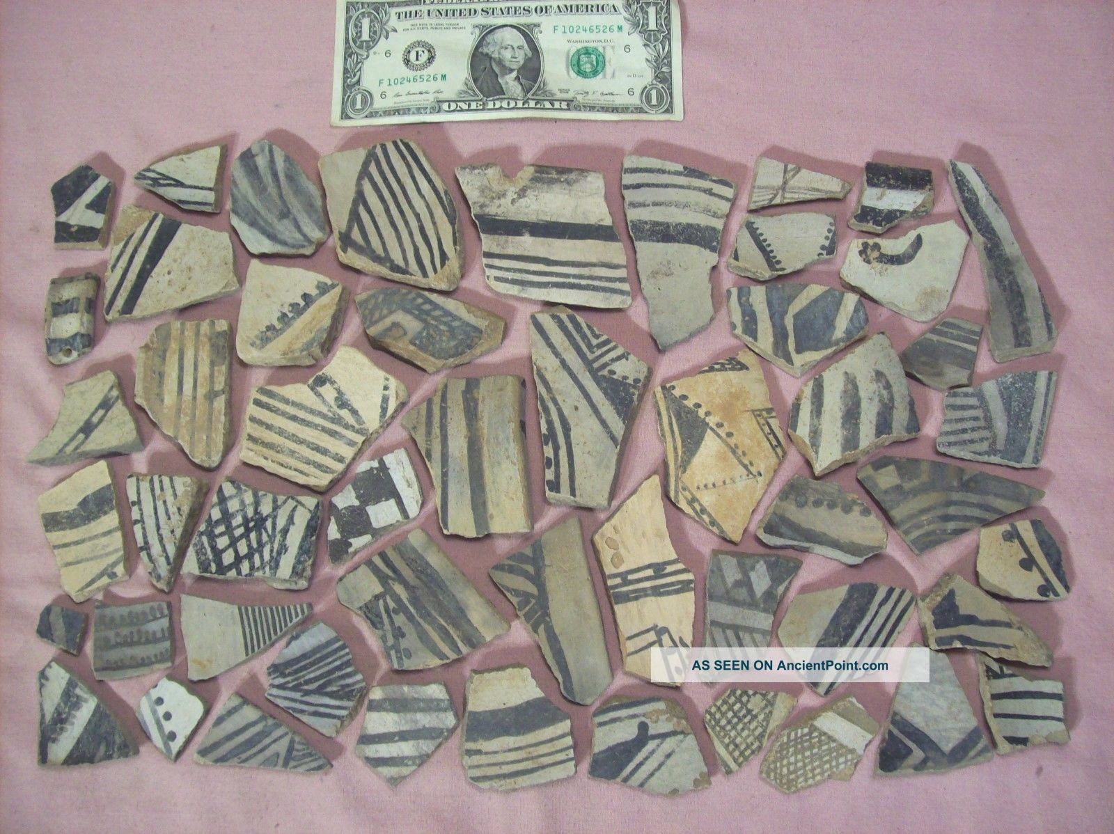 Pre - Historic Anasazi Ancestral Pueblans Pottery Shards 52 Mesa Verde Artifacts The Americas photo