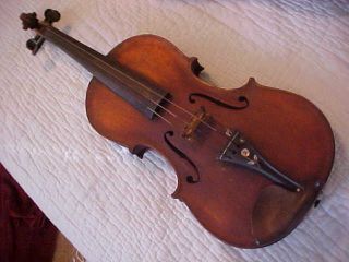 Antique Violin - Violins - Robert White - 1909 - Kilsyth - 24 1/2 Inch - As Found - photo