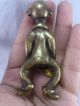 Ngang Khmar Lucky Love Passion Holy Amulet Extremely Rare Unique Brass Old No:4 Amulets photo 1