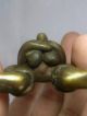 Ngang Khmar Lucky Love Passion Holy Amulet Extremely Rare Unique Brass Old No:4 Amulets photo 7