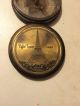 Solid Brass Collectable Eiffel Tower Compass With Leather Case (cz) Compasses photo 1
