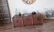 Antique Travel Steamer Trunk Coffee Table Vintage Storage Chest With Tray Ship Equipment photo 6