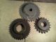 Old Antique Industrial Decor Heavy Iron Gear Cogs (3) - Steampunk - Sprockets Other Mercantile Antiques photo 4