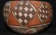 Early Native American Pottery Bowl,  Hopi ? Estate Find,  Very Old Pot,  Geometric Native American photo 2