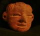 Pre Columbian Native Central American Indian Colima Red Ware Face Latin American photo 3