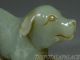 Old Chinese Celadon Nephrite Jade Foo Dog Statue/toggle 19thc. Dogs photo 4