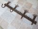 Antique 19th Century Hand Forged Iron Hook Hanger Old Fireplace Vintage Islamic photo 1