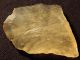 Translucent Prehistoric Biface Tool Made From Libyan Desert Glass Egypt 20.  69gr Neolithic & Paleolithic photo 1