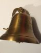 Solid Brass Large Heavy 7 Inch Door/wall/ship Captains Bell (ve 1950) Other Maritime Antiques photo 2