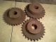 Old Antique Industrial Decor Heavy Iron Gear Cogs (3) - Steampunk - Sprockets Other Mercantile Antiques photo 3