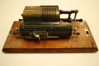 Antique Brunsviga Trinks Mechanical Pin - Wheel Calculator Arithmometer photo