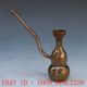 Old Chinese Collectibles Decorated Brass Handwork Gourd Smoking Tool Other Chinese Antiques photo 2