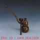 Old Chinese Collectibles Decorated Brass Handwork Gourd Smoking Tool Other Chinese Antiques photo 3