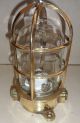 Vintage Marine Brass Passage Light 1 Pc With Brass Cage Lamps & Lighting photo 2