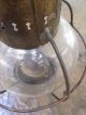 Antique Sherwoods Birmingham Ships Lamp Brass Copper Lantern Glass Globe Lamps & Lighting photo 1
