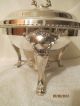 Euc Wm Rogers Silverplate Lidded Serving Buffet Chafing Warming Dish W/ Burner Other Antique Silverplate photo 3