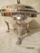 Euc Wm Rogers Silverplate Lidded Serving Buffet Chafing Warming Dish W/ Burner Other Antique Silverplate photo 4