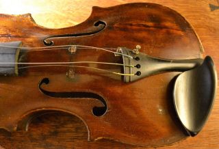 Fine Old Violin Labeled 