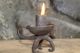 Unique Antique Primitive Wrought Iron Rushlight Holder Candlestick Rush Light Primitives photo 1