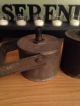 Antique Tin Kerosene Or Oil Lamp Vintage Primitive Metalware Primitives photo 1