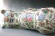 Large 19th C.  Chinese Porcelain Famille Rose Pillow Cat Figure Marked ' Guanxu ' Men, Women & Children photo 11