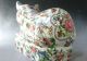 Large 19th C.  Chinese Porcelain Famille Rose Pillow Cat Figure Marked ' Guanxu ' Men, Women & Children photo 7