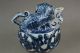 Collectables Old Handwork Porcelain Carving Lifelike Dragon Usable Back In Pot Pots photo 1