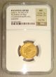 565 - 578 Ad Justin Ii Ancient Byzantine Gold Solidus Ngc State Ms 3/5 2/5 Byzantine photo 2