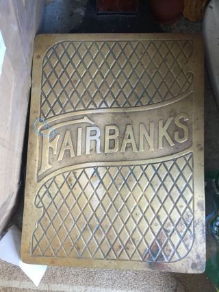 Fairbanks 1900 ' S Scale With Brass Footplate photo