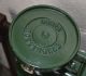 Vintage English Green Boots Kitchen Balance Scales 7 Brass Bell Weights Scales photo 2
