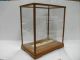 The Glass Case (display Cases) Of The Wooden Frame.  Japanese Antique. Display Cases photo 1