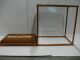 The Glass Case (display Cases) Of The Wooden Frame.  Japanese Antique. Display Cases photo 7