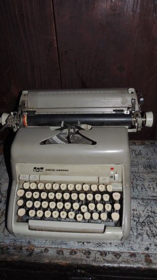 Smith - Corona Secretarial Typewriter Mid Century Modern Industrial Office photo