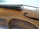 Antique Old Wood Violin Body Neck With Case And Bow Music Musical Instrument String photo 10