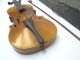 Antique Old Wood Violin Body Neck With Case And Bow Music Musical Instrument String photo 1
