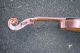 Old Antique Tiger Maple Violin & Repair As Found In Estate String photo 10