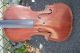 Old Antique Tiger Maple Violin & Repair As Found In Estate String photo 1