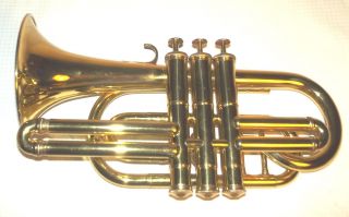 Ca.  1870 Cornet With Perinet Valves And Crooks - Restored Plays Fine photo