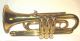 Ca.  1870 Cornet With Perinet Valves And Crooks - Restored Plays Fine Brass photo 4
