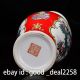 Hand - Painted Chinese Painted Porcelain Peony Vase W Qian Long Mark Vases photo 2