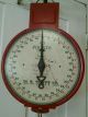 Vintage W.  B.  Scott Co.  Hanging Weight Scale With Chains,  Red,  Patented 1912 Scales photo 1
